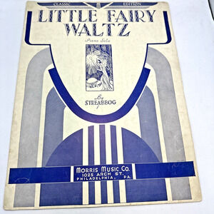 Little Fairy Waltz Piano Solo Sheet Music Classic Streabbog Morris‎ Philadelphia
